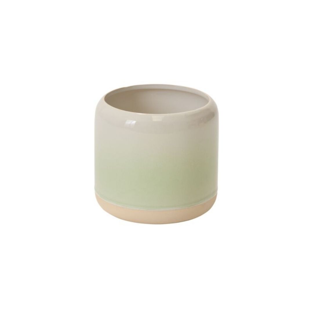 Skyway Pot 5.25″ – Green/White